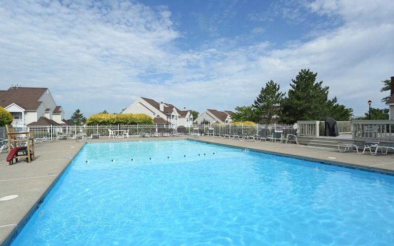 gated swimming pool